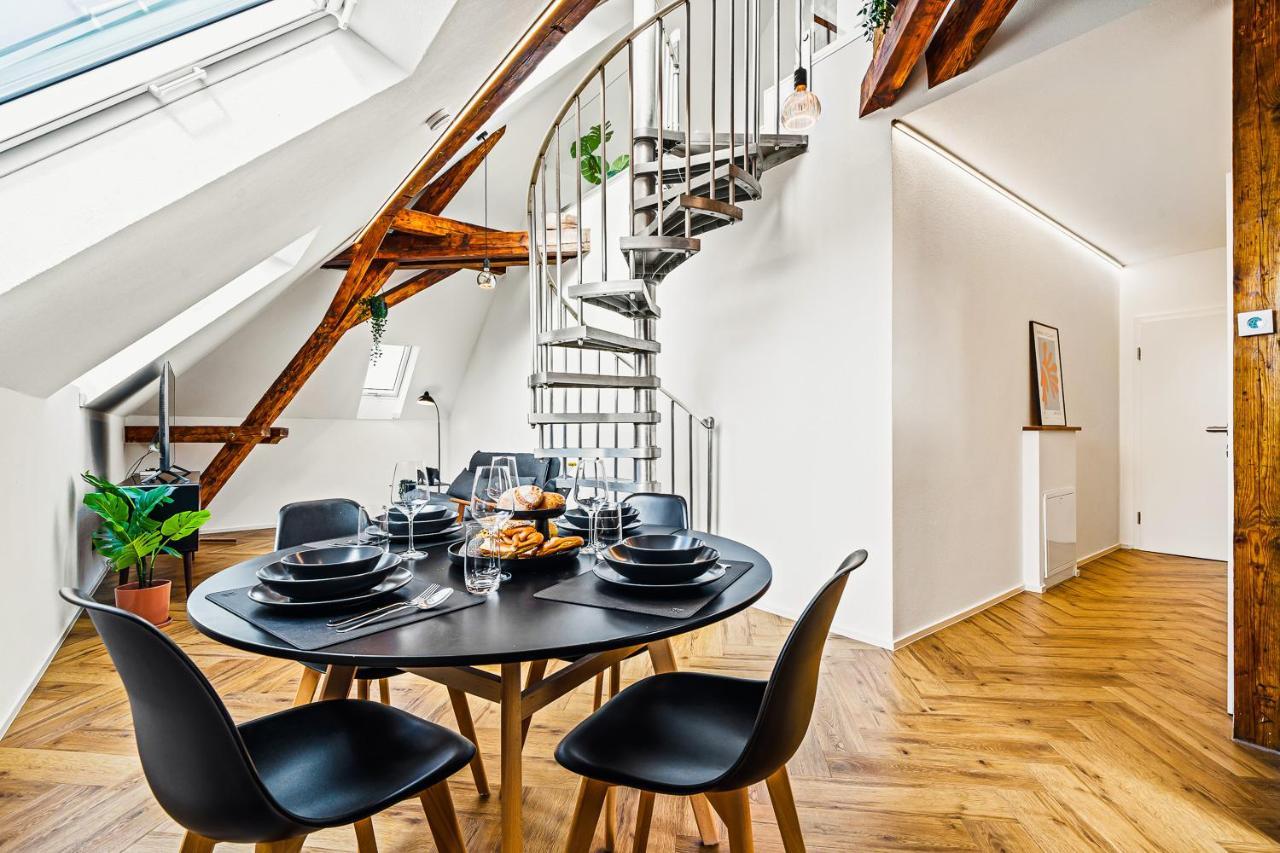 Apartment Maisonette-wohnung Mit Freigelegtem Fachwerk Meckenbeuren